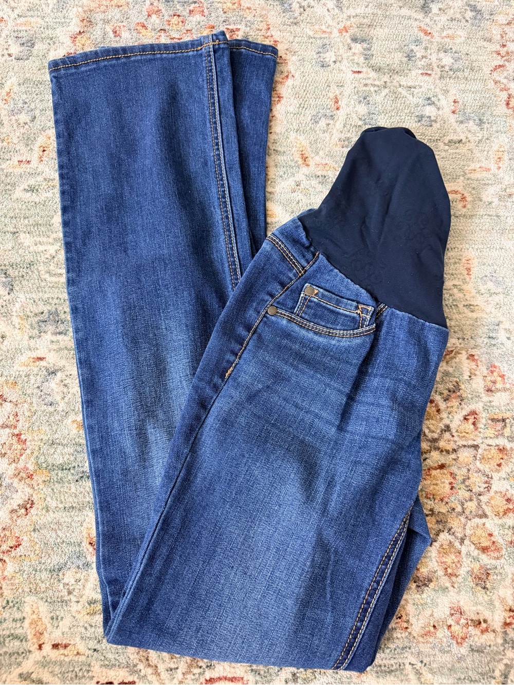 Jessica Simpson Boot Cut Maternity Jeans with Panel